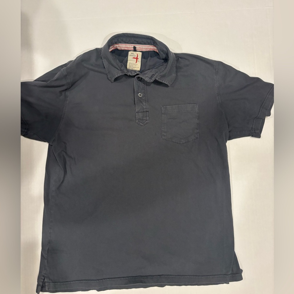 Relwen Polo Men’s XL Dark Grey Short Sleeve Logo Stretch